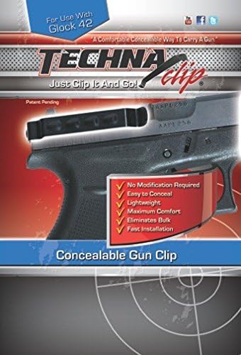 Techna Clip Gun Belt Clip - Glock 42
