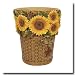 Sunflowers Waste Paper Basket
