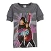 Girls' Camp Rock Short-Sleeve Yoke Top - Gray