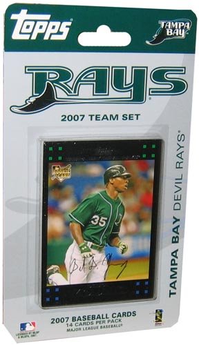 Topps Tampa Bay Devil Rays 2007 Baseball Card Team Set