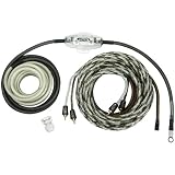 Scosche Revopak4 4-Gauge Revo Series Single Amp Power and Audio Kit (Silver/Black)