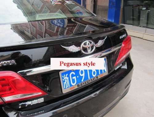 Cosmos ® 3D Sliver Eagle Wing car sticker Funny Car Sticker for car computer laptop and other body + Free Cosmos Cable Tie