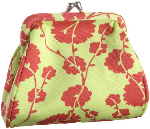 Amy Butler Mallory Coin Purse,Cotton Vine Tomato,one size