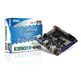 MSI AMD Zacate E350/dual core AMD Hudson M1/DDR3/AandVandGbE/Mini ITX Motherboard E350IS-E45
