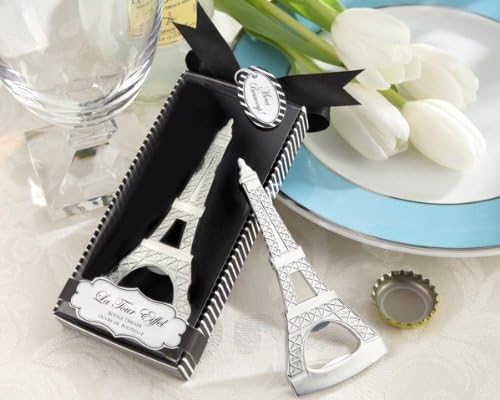 "La Tour Eiffel" Chrome Bottle Opener - Set of 24
