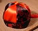 Red Chinese/asian Mandarin Satin Hat
