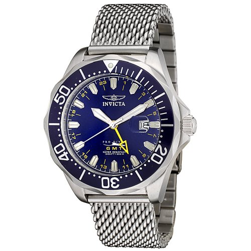 Invicta Men’s 6348 Grand Pro Diver Collection Stainless Steel Mesh Watch