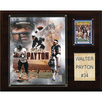 NFL Chicago Bears Walter Payton Player Plaque