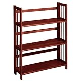 Mission Folding Bookcase - Mahogany