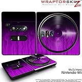 DJ Hero Skin Fire Purple fits Nintendo Wii DJ Heros (DJ HERO NOT INCLUDED)