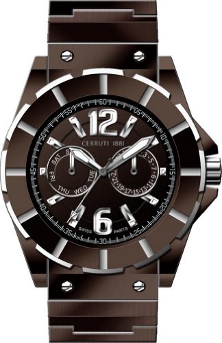Cerruti Herren-Armbanduhr Multi Function 3 ATM CRA015M231H