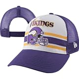 NFL Unisex Adult Minnesota Vikings Spiral Stripe 940 Cap (Purple, One Size Fits All)