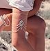 BeOne®Charming Bohemia Chain Tassel Hollow Charm Beach Barefoot Sandal Foot Turquoise Anklet Arm Harness Slave Chain Armlet Bracelet
