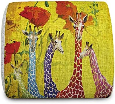 SevenOne Portable Giraffe High Quality Memory Foam Back Cushion for Car Seats, Office Computer Seats,sofa and Other Chairs