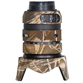 Lenscoat Lens Cover for Nikon 18-200mm f/3.5-5.6 G ED VR II Lens (Realtree Max4)