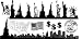 New York Collage (vector) - 60W x 28H - Peel and Stick Wall Decal by Wallmonkeys