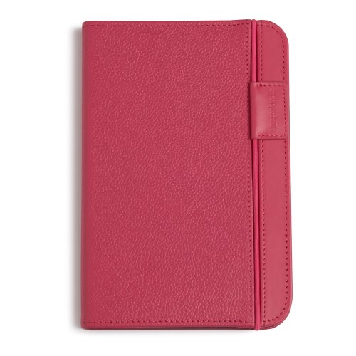 Kindle Keyboard Leather Cover, Hot Pink