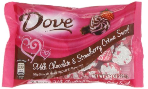 Dove Promises Silky Smooth Milk Chocolate and Strawberry Crème Swirl Hearts, 7.94 Ounce