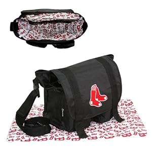 Boston Red Sox Logo Merchandise Black Sitter Diaper Bag