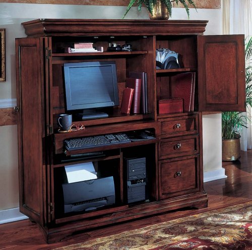 Buy DMi Rue de Lyon Computer Armoire in Chocolate Patina