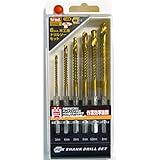 ( お徳用 2セット) TRAD 木工用ドリルソーセット 先端工具 【電気ドリル用 6本組×10セット】 六角軸 TCD-606 〔DIY 大工道具〕