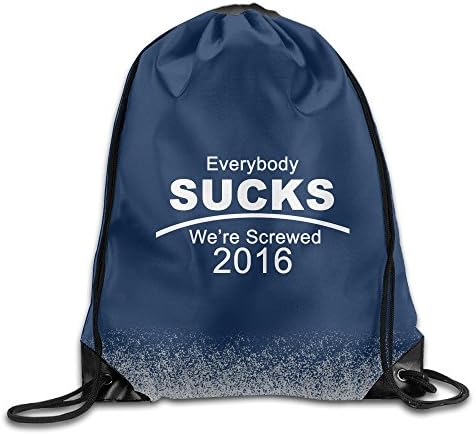 Everybody Sucks 2016 Folding Sport Backpack Drawstring Bag