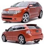 IMAGE OF 3dCarbon 691517 07-09 Ford Edge 8-Piece Ground Effects Body Kit - with Hitch Cut-Out