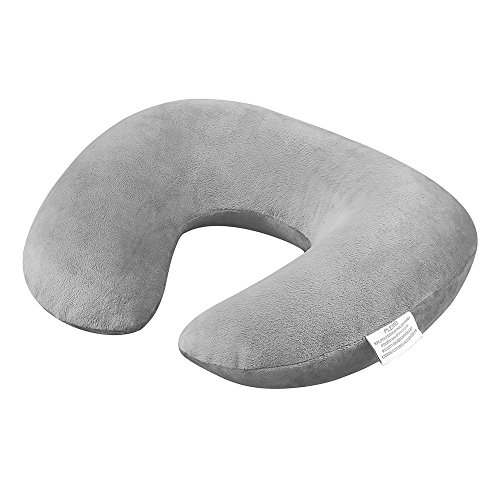 PLEMO ネックピロー 空気まくら エアーピロー U型 旅行用 肩こり解消 便利グッズ 洗えるカバー 収納ポーチ付き HC-UP