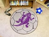 TCU Soccer Ball 29 Round Floor Mat (Rug) - Texas Christian Horned Frogs NCAA College Athletics