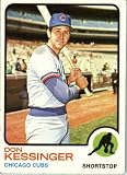 1973 Topps # 285 Don Kessinger Chicago Cubs Baseball Card - In a protective screwdown case!