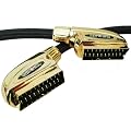 Duronic 2M Scart lead Goldspec 24k Gold plated High Speed Scart to scart lead - 2 Metre