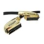 Duronic 2M Scart lead Goldspec 24k Gold plated High Speed Shielded Scart to scart lead - 2 Metre