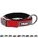 Pawtitas Lumberjack Dog Collar Padded Dog Collar Reflective Dog Collar Puppy Collar Training Dog Collar Neoprene Collar Extra Small Dog Collar Red Dog Collar