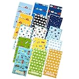 男の子柄リニューアルハーフハンカチ『ネームタグ付セット』