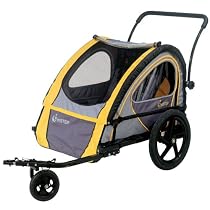 InStep Quick N EZ Bicycle Trailer (Gold/Gray/Black)