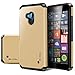 Evocel EVO-NK640-SA15 Dual Layer Series Hybrid Armor Case for Microsoft Lumia 640 - Retail Packaging, Gold Medal