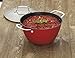Cuisinart CastLite Non-Stick Cast Iron Dutch Oven with Cover, 5.25-Quart, Red