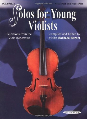 Solos for Young Violists, Vol 2: Selections from the Viola Repertoire