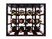 Epicureanist 12-Bottle Stackable Wood Wine Rack, Dark Brown