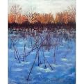 Winter Sunset by Lisa Zook - 16 x 21