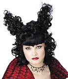 Wig Gothic Vampira Black Costume Wig