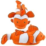 Orange Clown Fish Animal Slippers for Men, Women and Kids