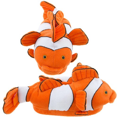 Orange Clown Fish Animal Slippers for Men, Women and Kids