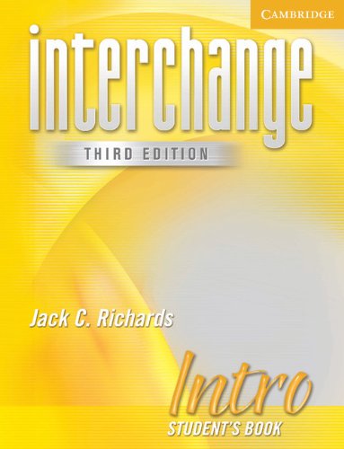 Interchange Intro 3rd Ed Student's Book