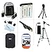 Essential Accessories Kit For Panasonic Lumix DMC-LF1 Digital Camera Includes Extended Replacement (1300 maH) DMW-BCN10 Battery + AC Travel Charger + Micro HDMI Cable + USB 2.0 Card Reader + Deluxe Case + 50 Tripod w/Case + Screen Protectors + More