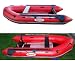 Seamax Ocean320 Red -10.5 Feet Aluminum Floor V Hull - Inflatable Boat Dinghy