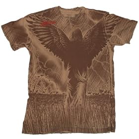 Field of Dreams S/S Guys T-shirt in Brown by Affliction Clothing - Ships in ''24'' Hours!