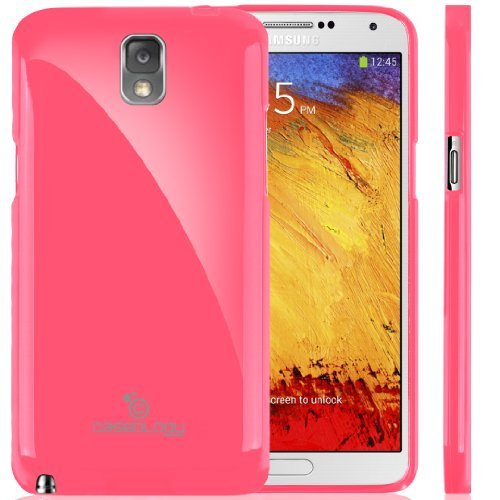 Galaxy Note 3 Case, CaseologyÂ® [Daybreak Series] Slim Fit Shock Absorbent Cover [Hot Pink] [Slip Resistant] for Samsung Galaxy Note 3 - Hot Pink