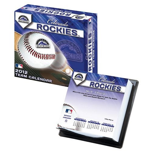 Colorado Rockies 2012 Daily Box Calendar