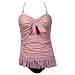 Bikini Set Tankini Pink Thin Stripe